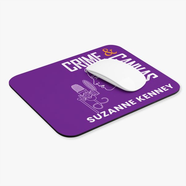 Crime & Canvas Podcast Mouse Pad (Rectangle) - Image 3