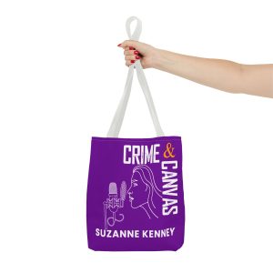 Crime & Canvas Podcast Tote Bag