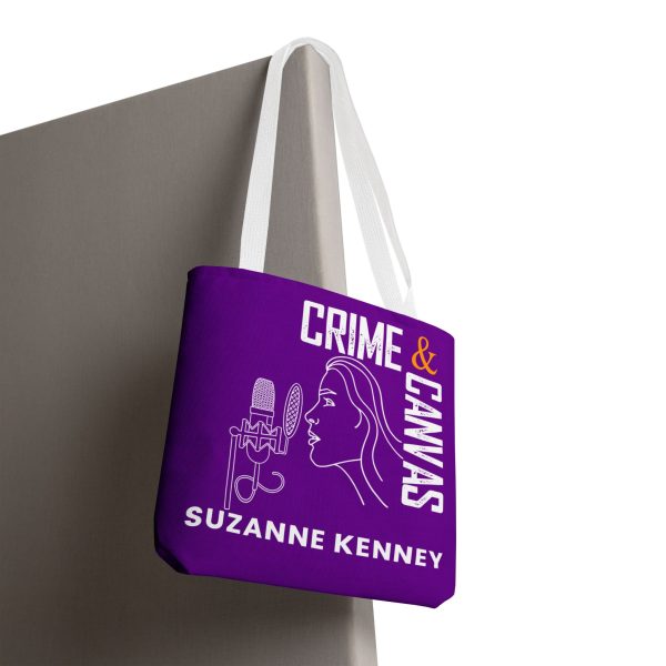 Crime & Canvas Podcast Tote Bag