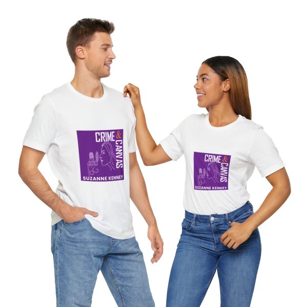 Crime & Canvas Podcast Unisex Jersey Short Sleeve Tee T-Shirt