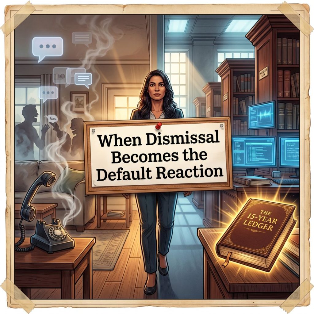 Episode 23: When Dismissal Becomes the Default Reaction
