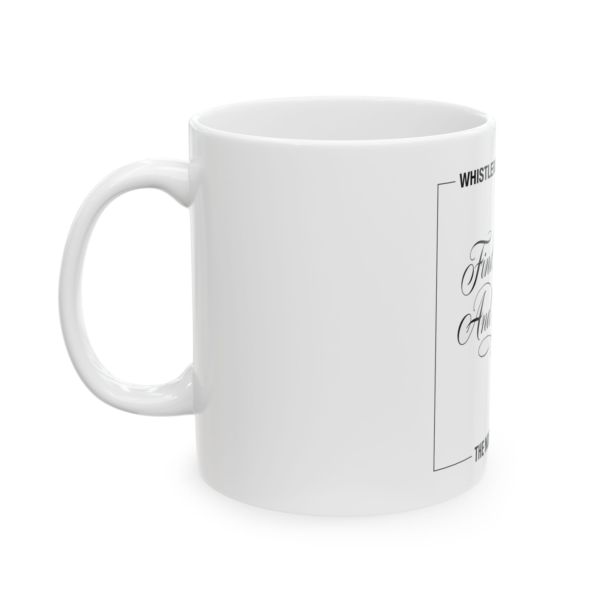 Find Yourself and Be That White Ceramic Mug, (11oz)